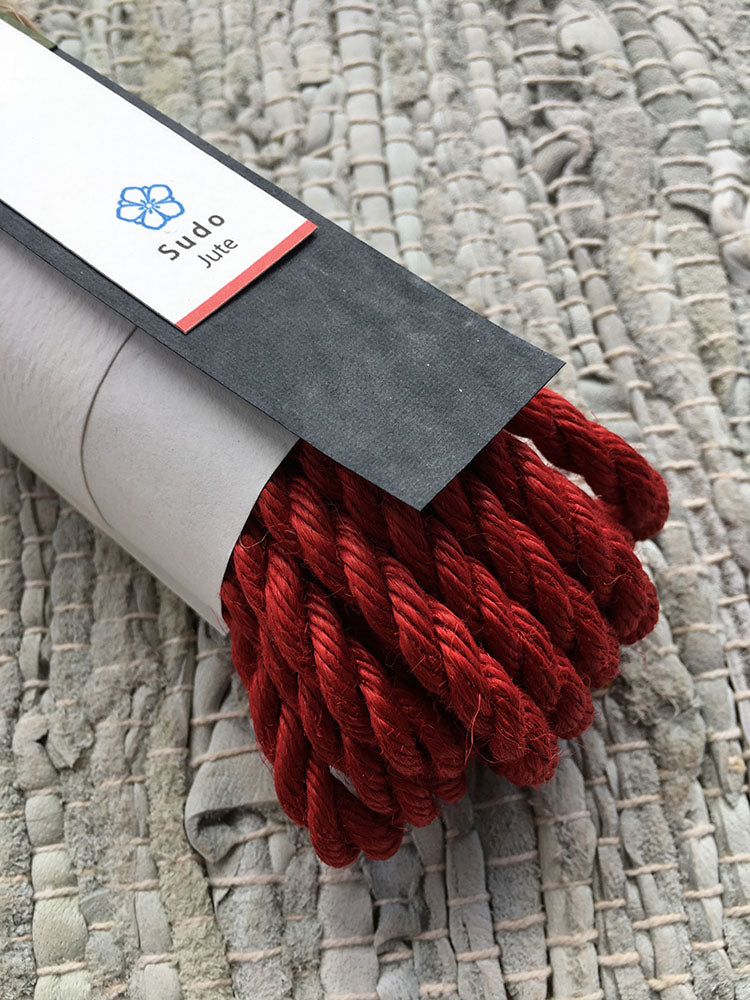 Red 6mm Jute Rope — Kinbaku Studio